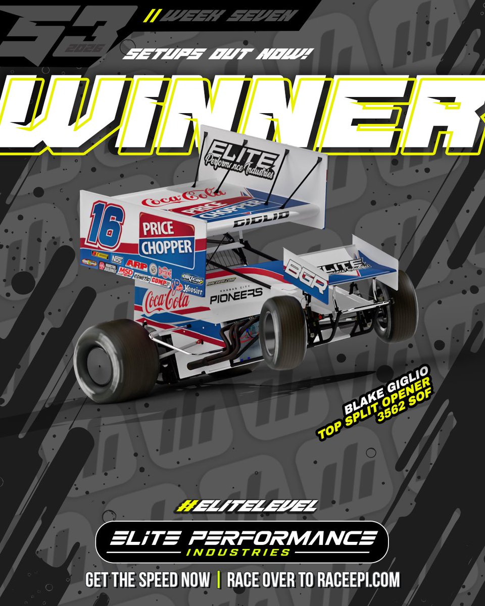 RaceEPI's tweet photo. π ππππππ’ πͺππ‘π¦ π―π²π¬ π’π£ππ‘ππ₯ π
Blake Giglio started P3 in the Top Split opener last night but found his way to the front and opened up nearly a 6 SECOND GAP on P2 when the checkered flag flew π
#iRacing
#iRacingSetups
#SetupShop
#SimRacing
#eSports https://t.co/0QWsFeJwHk