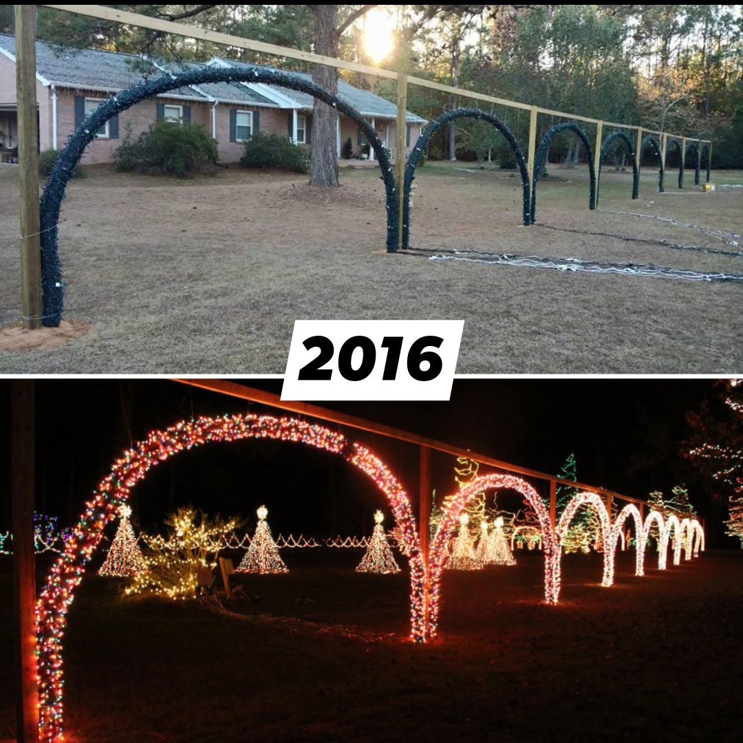 allisonchristms's tweet photo. @jasongraymusic 2/4: Christmas 2016 was prep for our ✨️10th Year Celebration✨️ in Christmas 2017! We added 4️⃣ more arches and 💯% computerization to the show. 3️⃣5️⃣ #lightorama controllers and 5️⃣5️⃣2️⃣ channels - check out "Carol of the Bells" by @officialdfoster! 🤩 https://t.co/SNk9zHd5iX https://t.co/wXRL8JQBCq