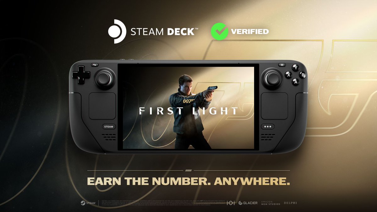 007GameIOI_KR's tweet photo. 기쁜 마음으로 알려드립니다. <007 퍼스트 라이트>가 이제 Steam Deck 인증을 완료했습니다!

Steam Deck에서 이 게임을 플레이할 계획이 있으신지 댓글로 알려주세요. https://t.co/d68ksIyeTR