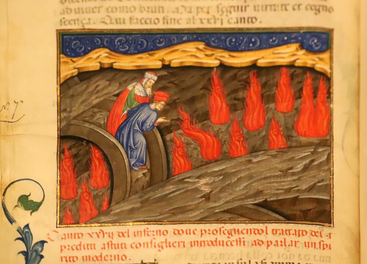 Nel__mezzo's tweet photo. Dante didn’t read Homer’s Odyssey directly, but he knew the ancestral myths behind it inside out.

No wonder he took Tiresias’s prophecy of Odysseus’s last journey and built his own ultimate ending for Ulysses: straight into a roaring Maelstrom. 🌊

 #TheOdyssey  #DivineComedy https://t.co/51AgeVseZq