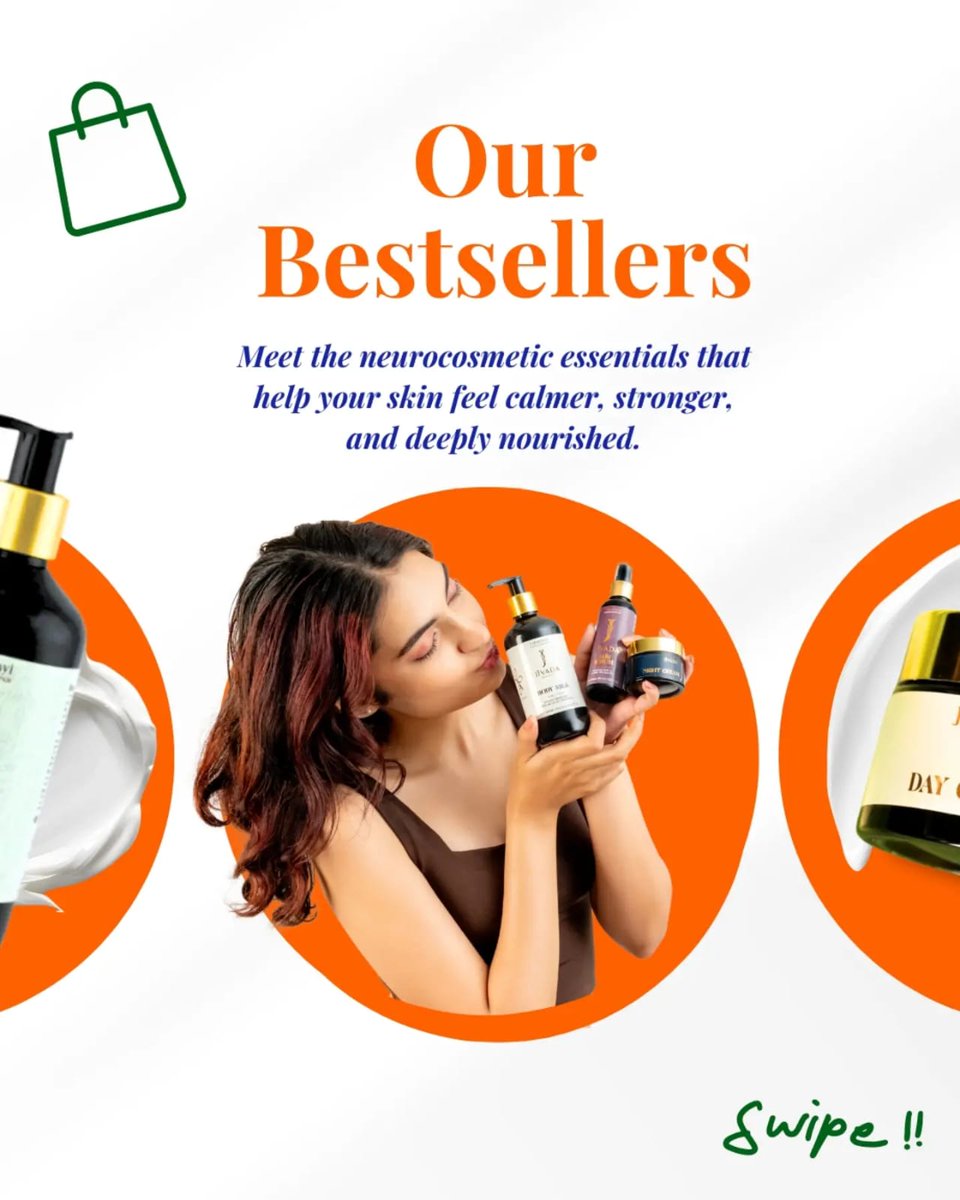 jivada_in's tweet photo. Meet the JIVADA bestsellers!
Crafted with Ayurveda + Neurocosmetic science, these customer favourites are redefining everyday skincare and self-care.
Which one would you add to your routine first?
#JIVADA #Bestsellers #Neurocosmetics #Ayurveda #SkinBrainConnection #Skincare https://t.co/1AuTXkgVa2