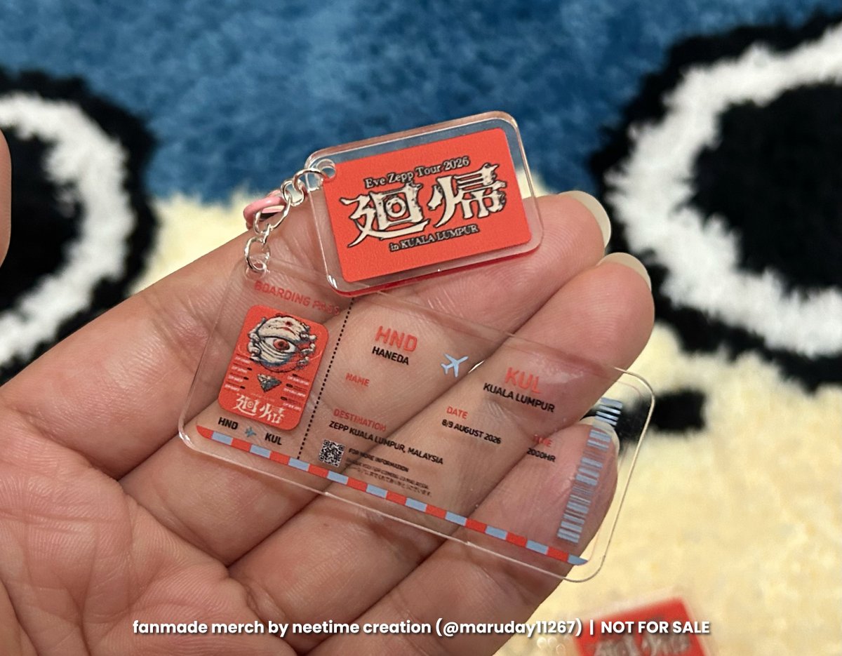 maruday11267's tweet photo. [#Eve Live Tour 2026 #Kaiki in KL]
I made some freebies souvenir keychain for attending the show! 👀

📅 8 Aug
📍Zepp KL (TBC)
👁‍🗨 ~15pcs

Pls feel free to reach out if you would like one! 😊
RT &amp; ❤️ are appreciated!

日本語は次！⬇️ https://t.co/d5lOkcyT1k