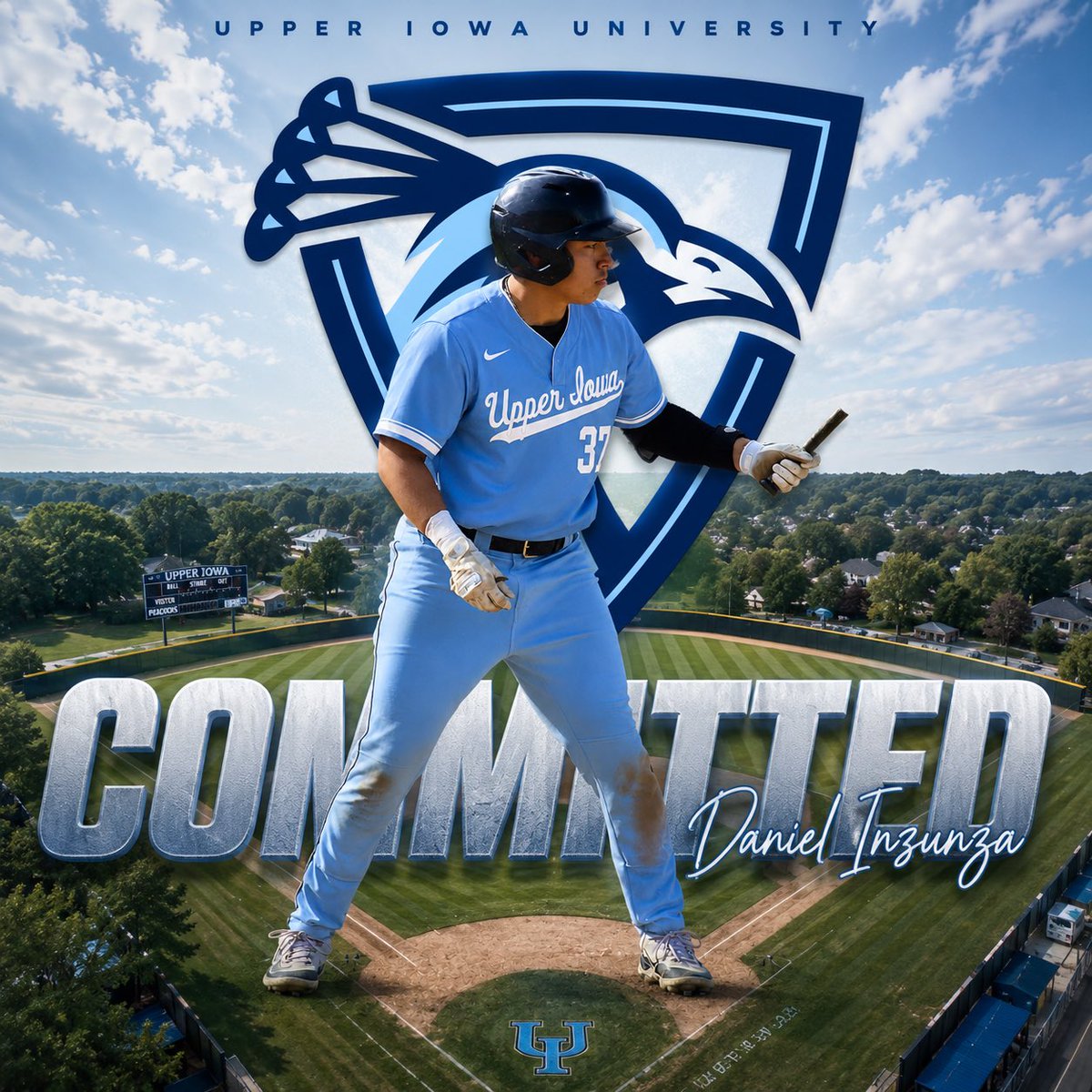 baseball_RCC's tweet photo. Congratulations to sophomore infielder, Danny Inzunza on his commitment to Upper Iowa University. #Tiger4Life #DirtyRiv https://t.co/ZTvxSyfm3L