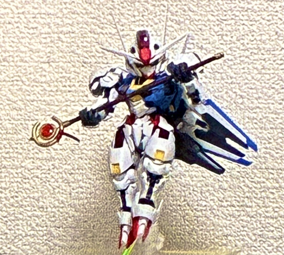 HobbyLeef's tweet photo. #MGSDエアリアル 、組めてました｡｡
撮影&amp;ポストするのを忘れてました。

絶賛停滞中の、メガミデバイス用にスクラッチしていた杖を、持たせてみました。
水星の「魔女」だけに( https://t.co/ttVDwyCSW8