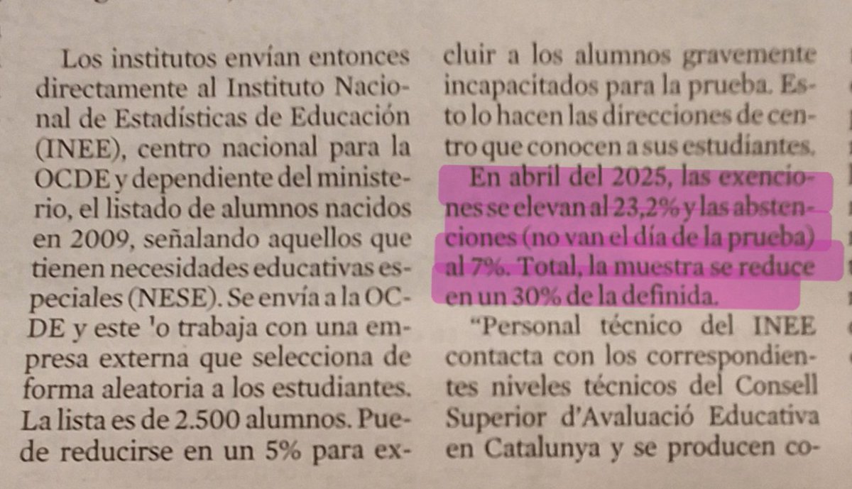 sergim331's tweet photo. Doncs resulta que el dia de la prova hi va haver un 7% d'abstencionistes! M'encanta aquesta neollengua. Un 7% no va venir o directament els van animar a no venir, vist com les gasta aquest departament https://t.co/7qxpJoiiDl
