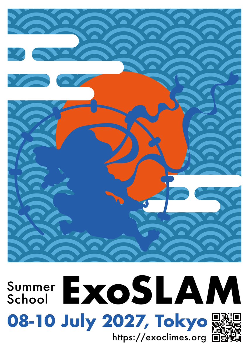 ExoClimesVIII's tweet photo. Before the conference, the ExoSLAM Summer School will be held from 8–10 July 2027, offering training and networking opportunities for students and early-career researchers.
We look forward to welcoming you to Tokyo! https://t.co/D1iiVO7Rh3