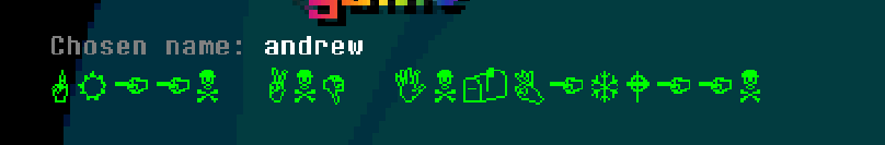 storkystack's tweet photo. @Seeks_stuff the name andrew has green text even if its not "green andrew" literally unplayable https://t.co/TddSLkpr5a