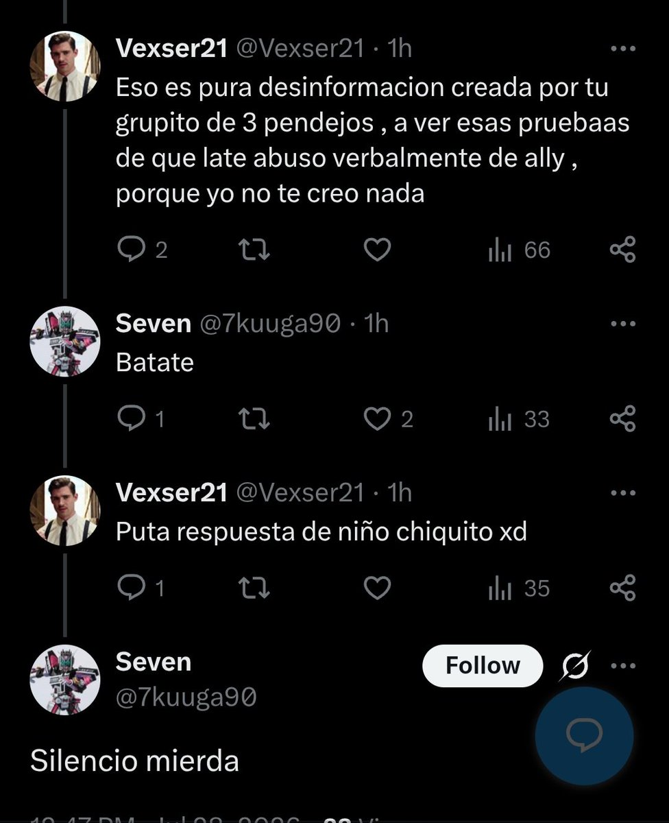 Vexser21's tweet photo. @UnRandom_92 @yawu_subnormal @Nasho_we @Tr4sh565 @VonBraunschbank @Gael04240226 @RecreoShit Esto ni siquiera es una opinion, es pura difamacion, y cuando les cuestionas por eso , te responden en base a insultos , esta gente literal tiene la mentalidad de niños chiquitos https://t.co/nVaLabpW8E