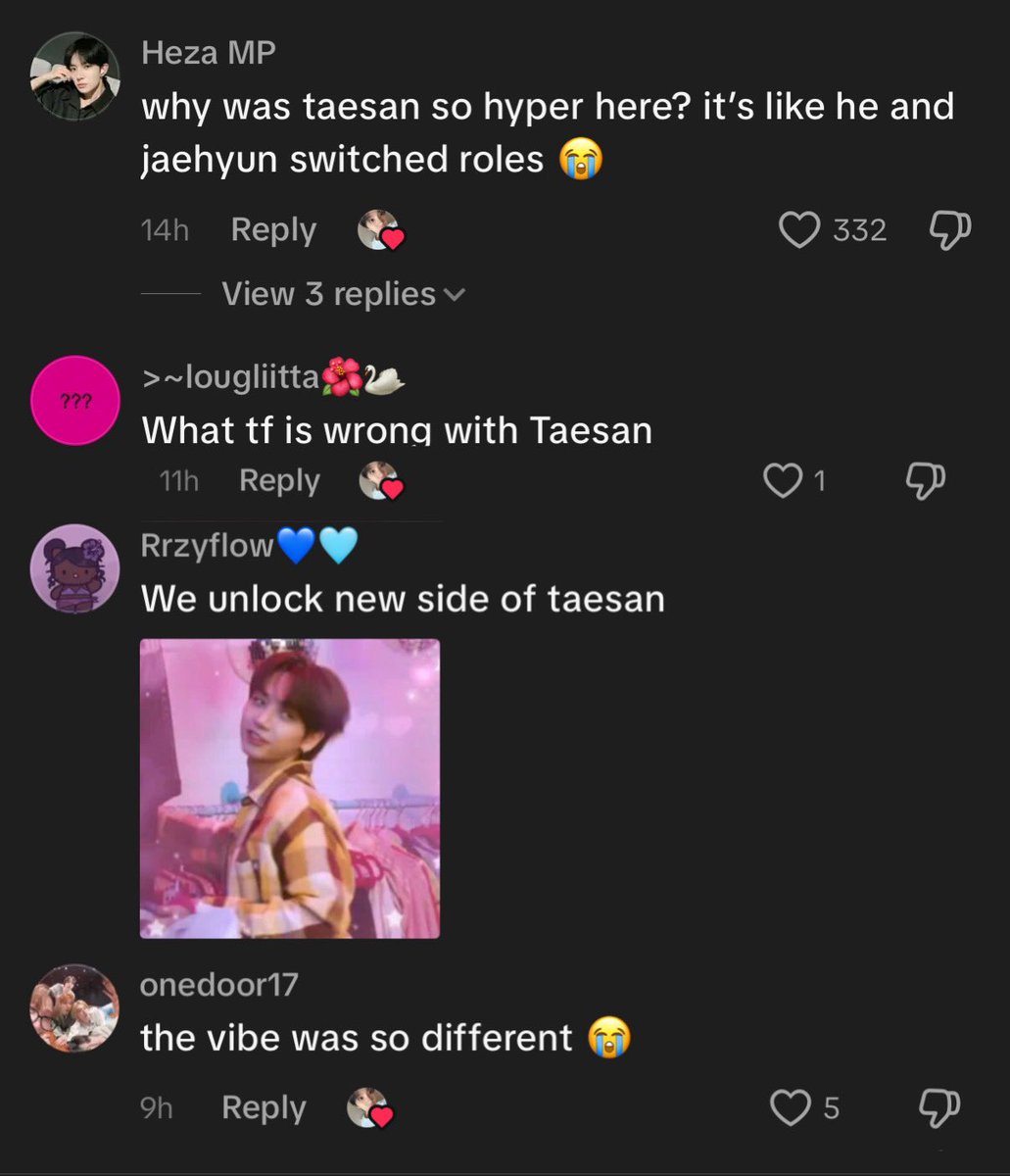 myungtaeverse's tweet photo. i had no doubt tiktok onedoors would be shocked after seeing taesan loud side in the latest episode 🫩 https://t.co/MMu2h6ADOE