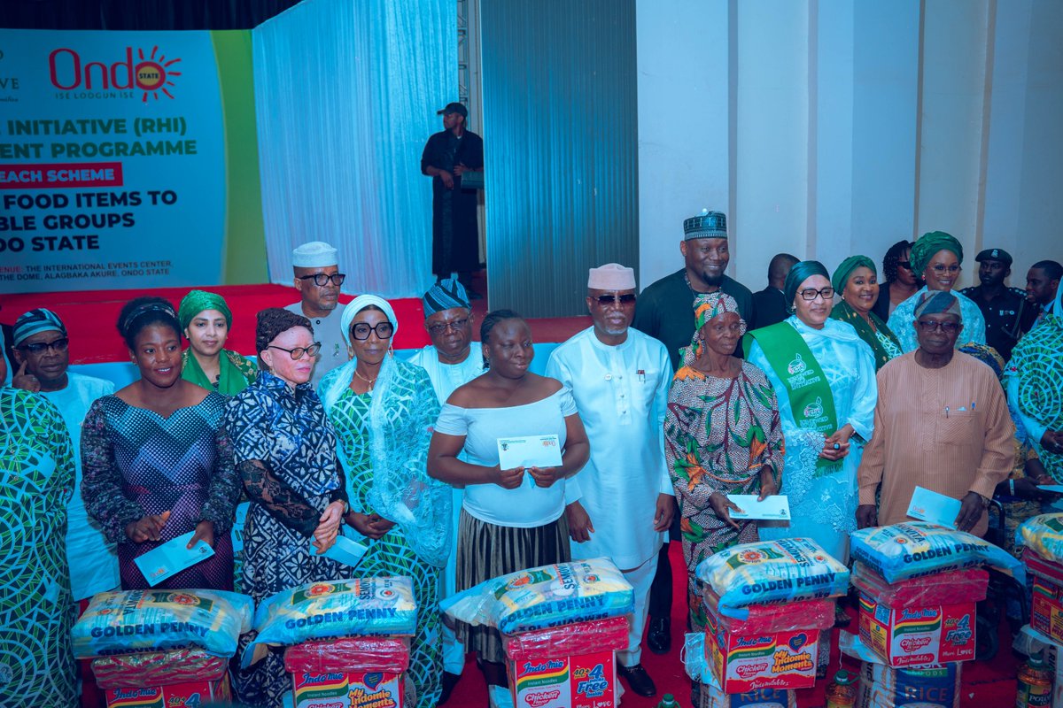 AsRafrica's tweet photo. Picture Story - Tuesday 28th July, 2026.

Moments from the official handover ceremony of food items to vulnerable households under the ASR Africa/Renewed Hope Initiative (RHI) Food Outreach Scheme at the Ondo State Government House, Akure.

The initiative reflects a shared commitment to supporting vulnerable communities and improving food security through strategic partnerships that deliver meaningful impact where it is needed most.

More details coming soon.

#ASRAfrica #SocialDevelopment