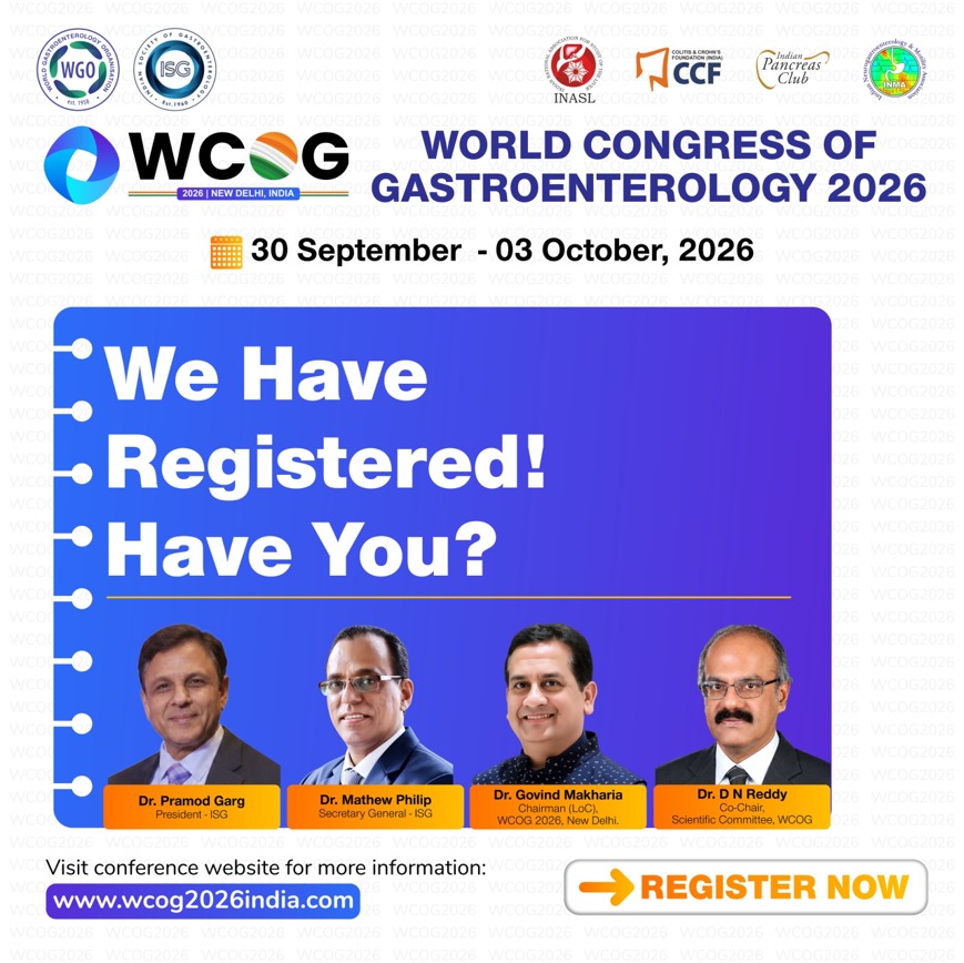 OfIndian23065's tweet photo. Don't miss the opportunity to learn from world-renowned faculty, explore the latest advances in gastroenterology and hepatology, and connect with colleagues from across the globe.

Register now!

#WCOG2026 #WorldCongress #Gastroenterology # #RegisterToday https://t.co/Vl0ewNIq6w
