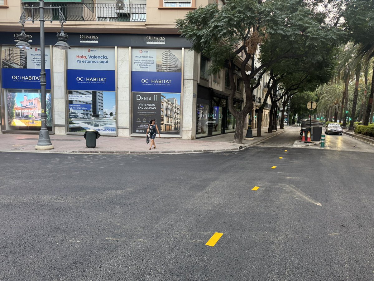 Pableraso's tweet photo. Hola @AjuntamentVLC ¿ya es momento que se pueda acceder de nuevo a la Gran Vía desde Reino de Valencia aprovechando las obras no?

@MOBILITATVAL @mobilitatvlc https://t.co/K0UMEfowrR