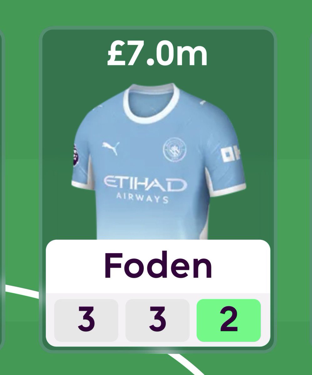 FPLGOAT7's tweet photo. Foden at £7m could be an absolute steal in FPL ✅

1. Maresca said Foden is one of the central pillars in the team

2. Coming into the season fully fresh with no world cup 

3. Never looked to start every game on a consistent basis under Pep Guardiola

4. If he starts regularly Szoboszlai is out of my team

5. A player in the front 4 of the best attack in the league at £7m could change the game
