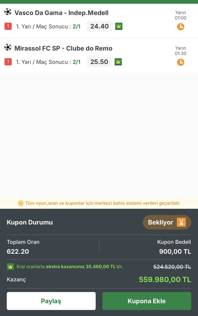 bahisperis54563's tweet photo. 🧿🧿 Her  yeni gün yeni bir umut şansıma şans katın canlarım 🚨🚨

İşte günün kuponu🙋‍♀️ emeğe saygı için beni takip et ♥️

622.00 Oran 📉📈 

559.000 TL    💵💶

Bugün  Brezilya 🇧🇷 Brezilya 🇧🇷 

Size yorumda kupon 🔗 link bırakıyorum⬇️

Emeğe saygı için beni takip et🙋‍♀️♥️ https://t.co/7rGERmVuIK