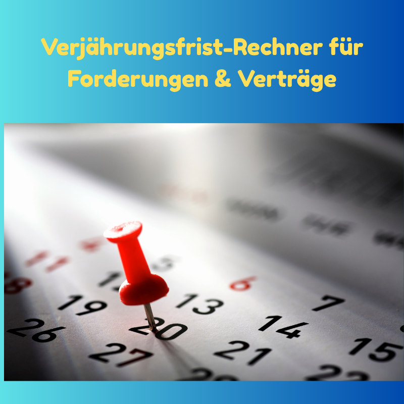 artdefects's tweet photo. Eine offene Rechnung steht für erbrachte Leistung, Vertrauen und oft auch viel Geduld.
Unser Verjährungsfrist-Rechner zeigt, wie viel Zeit noch bleibt, um Forderungen, Rückzahlungen oder Ansprüche geltend zu machen.
https://t.co/7abLnhmXEy
#vertrag #rechnung https://t.co/ds53jWHM6I