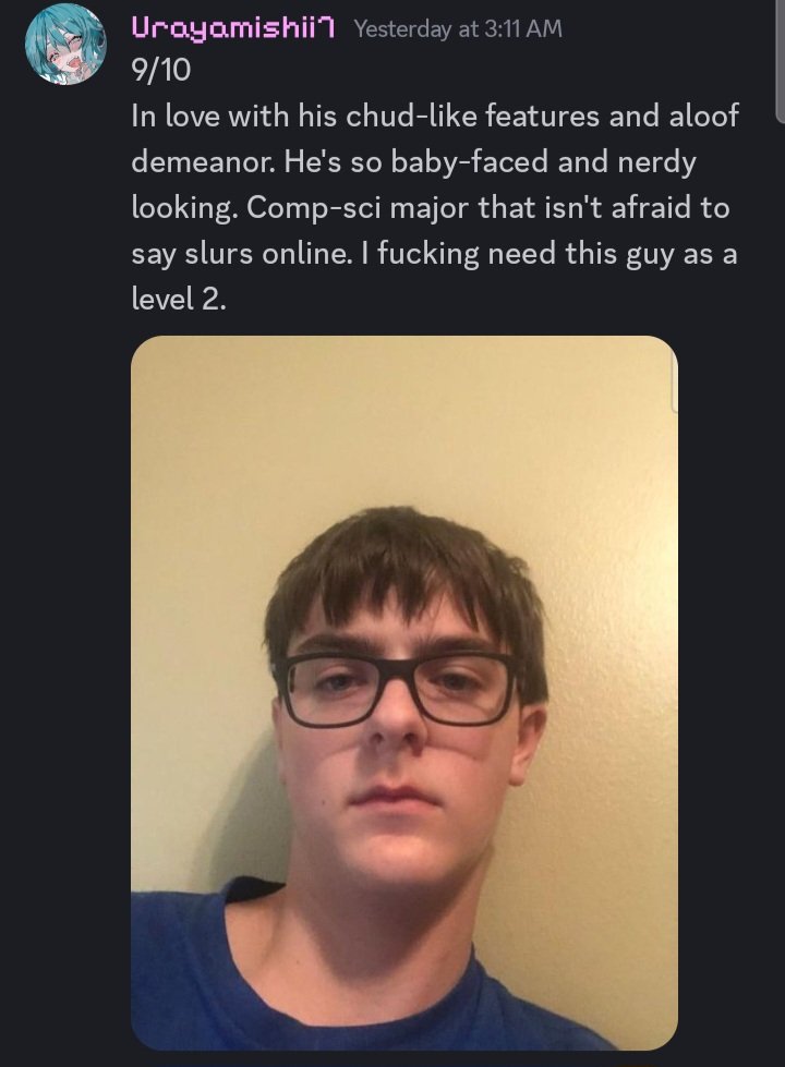 IPayForDates's tweet photo. Gonna start cuck posting more since my dom made a face rating channel

I feel like a pathetic beta knowing that my dom prefers incels and chuds more than the average joe like me

All I can do is be a good paypig and slide over cash like a human atm so i can be cucked by chuds https://t.co/sCZo7PIVXJ