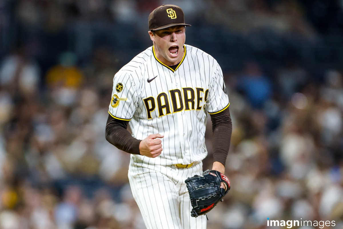 DavidFrerker's tweet photo. The #Padres got the win tonight over the #Rockies 8-7 in 9 innings. Tatis went 5-5, and his face says it all lol. 

📸: on assignment for @imagnimages https://t.co/rnFdLMBNDl