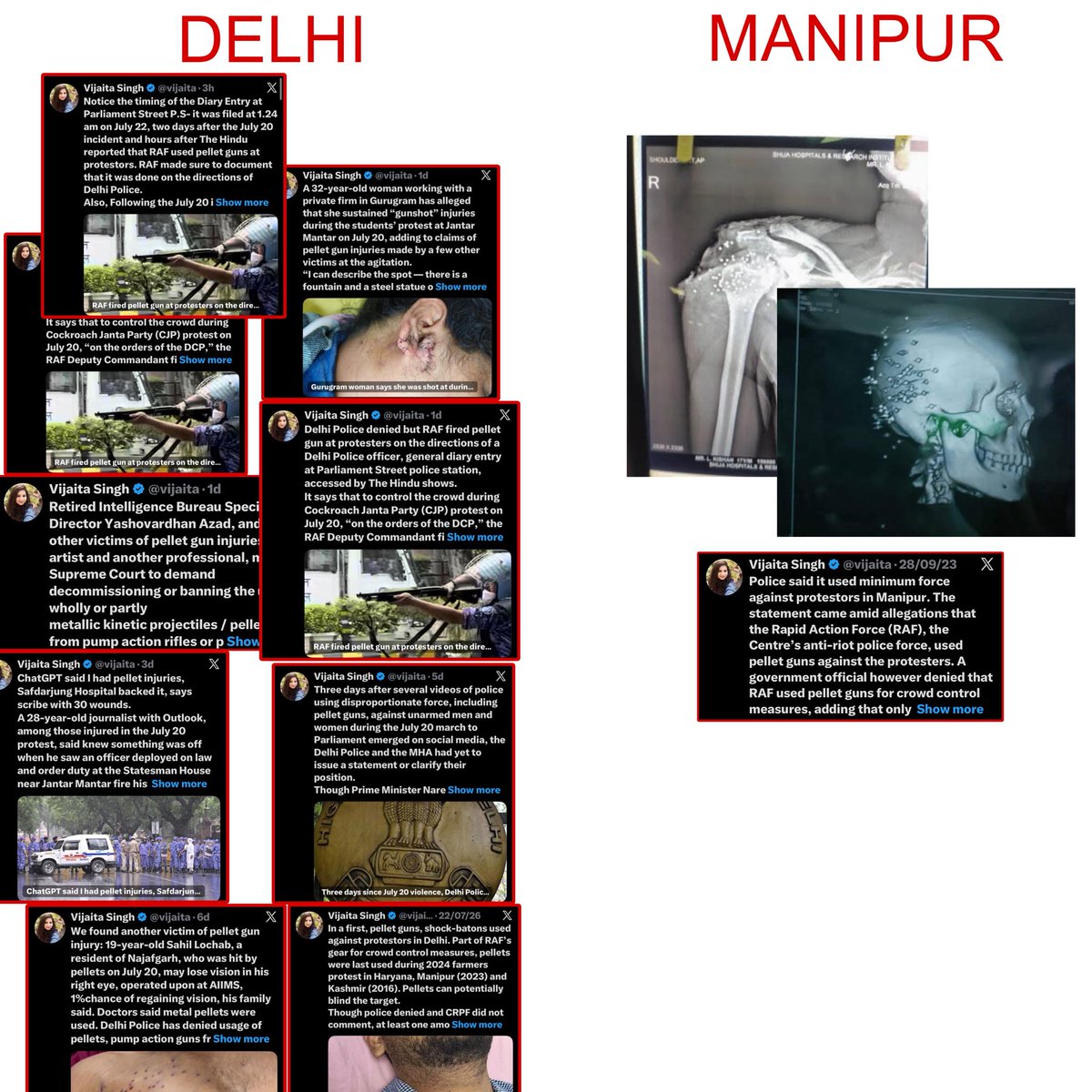 nongshaBytes's tweet photo. pellet gun na kaapase delhi da henna naba jatni https://t.co/1HvqMmIMGG