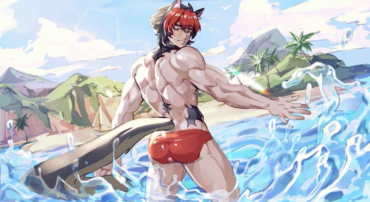 thombrownie's tweet photo. 🥥 summer with komano 🐕

#zzz #komanomanato #狛野真斗 https://t.co/9OnNjigfxr