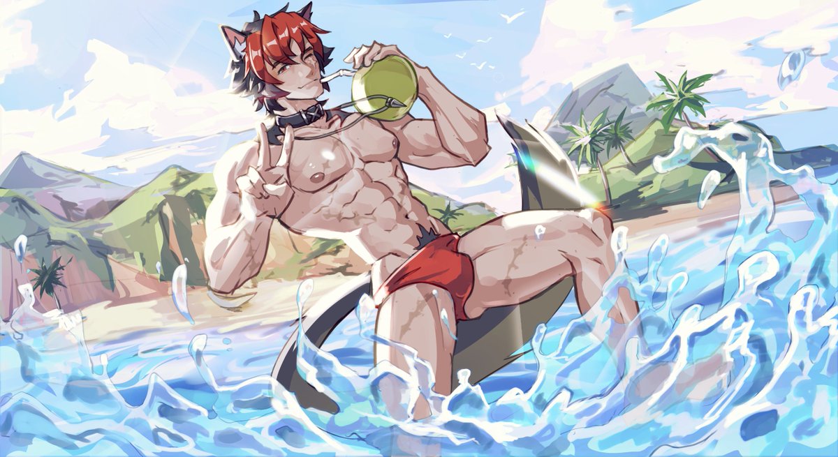thombrownie's tweet photo. 🥥 summer with komano 🐕

#zzz #komanomanato #狛野真斗 https://t.co/9OnNjigfxr