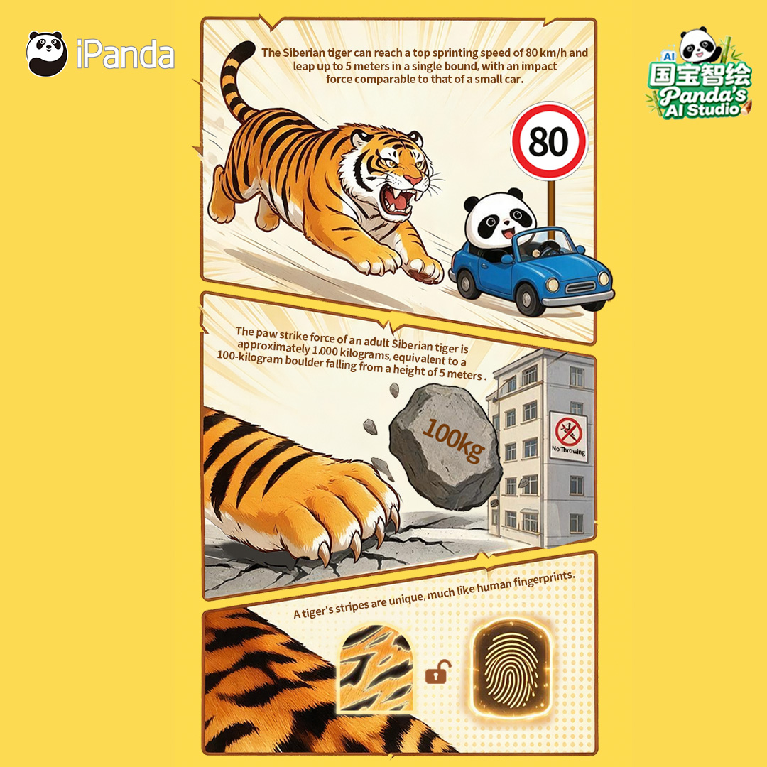 ipandacom's tweet photo. July 29 is Global Tiger Day. How much do you know about tigers? Come and learn a little bit with Teacher Panda!
(Credit: photos 3-4 from https://t.co/ekWzBikFNx)
#GlobalTigerDay #tiger #siberiantiger #WildlifeParadise #PandaPic #AIPanda #PandasAIStudio #PandaFun https://t.co/7HLxq6gO9Z