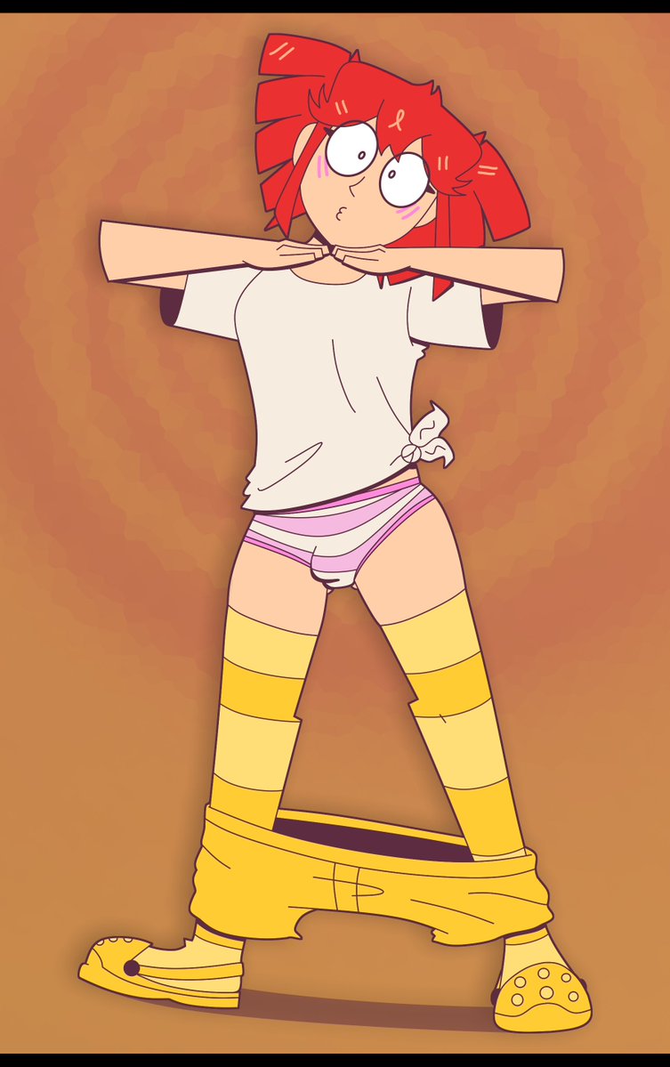 cloudoverpass's tweet photo. Like a chicken with it's pants falling off! #euf #underwear https://t.co/8jdugqU2b4