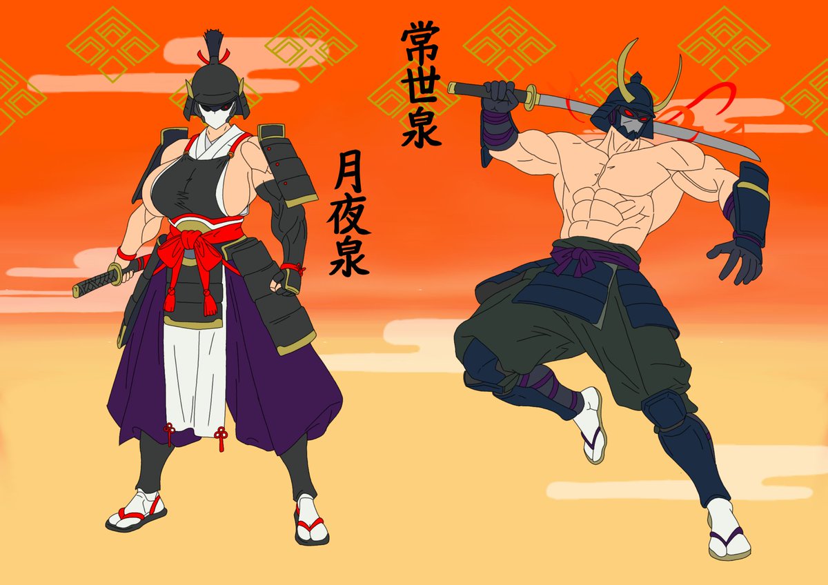 dangerzone1119's tweet photo. #イラストㅤㅤㅤ
トコヨミとツクヨミ
襲えば...殴る蹴る転がすの一択...
刀？飾りだよ？
力+パワー=筋肉がモットーの脳筋コンビ
APFSDS弾もレールガンも筋肉で跳くぞ https://t.co/SZvy3j77Nx