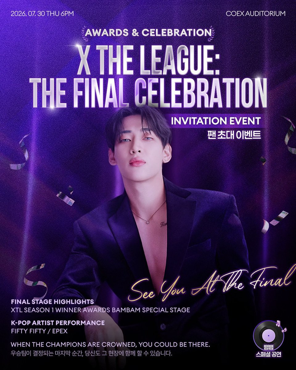 nsblossoms's tweet photo. ‘7억 원 상금’ 주인공 공개…‘X The League 어워즈’ 30일 개최
🖇️ https://t.co/8nfN4ROeR2

글로벌 세일즈 서바이벌 ‘XTL’, 50만 달러 우승 상금 치열한 레이스 펼쳐진다
🖇️ https://t.co/RLYEJ3zsO8

#XTheLeague
#BamBam #뱀뱀 @BamBam1A https://t.co/13DQU1pfJt