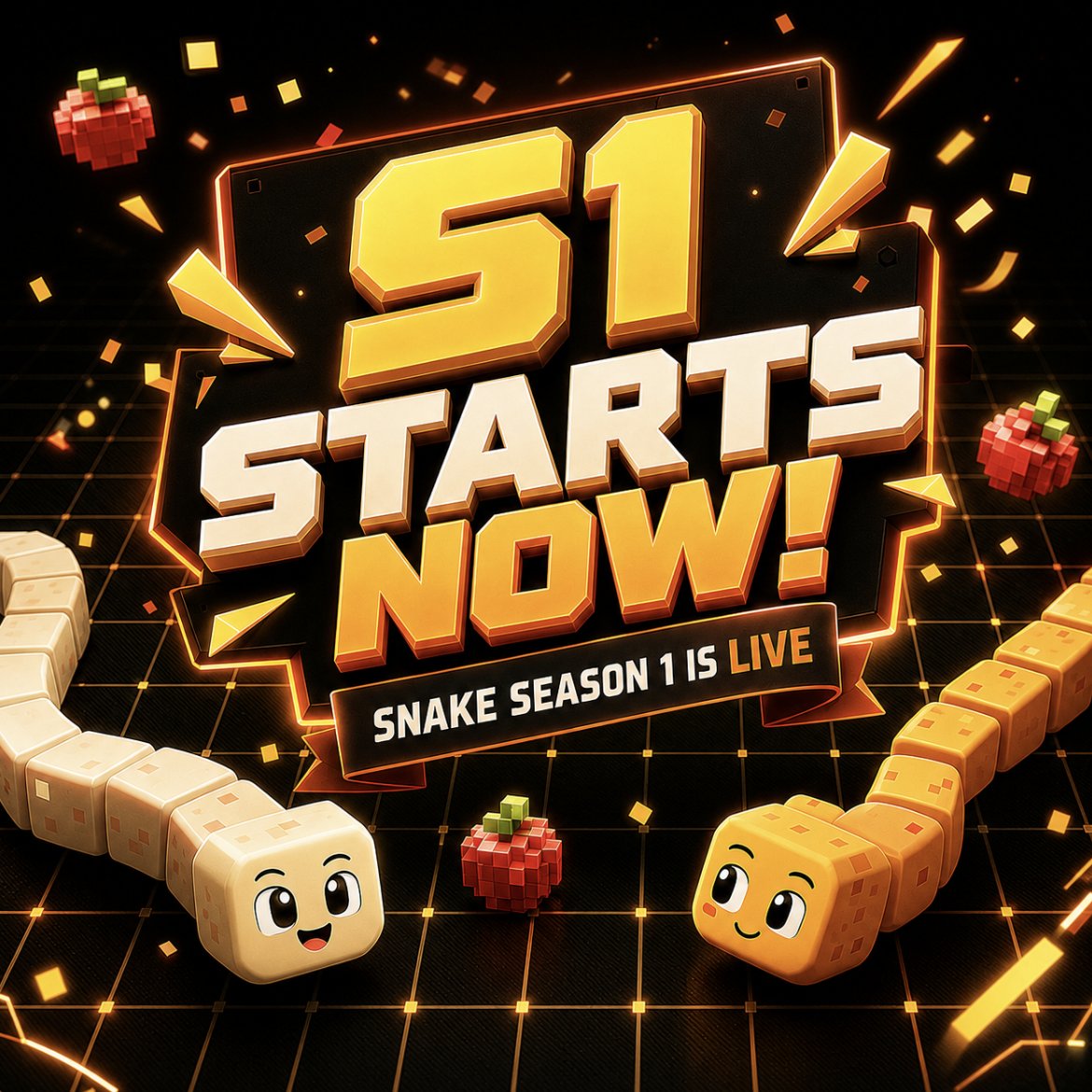 cubicgameai's tweet photo. Snake S1 is live with 10,000 $B2 on the line.๐ฅ
Your AI writes the strategy.
Your Snake takes the fight.
The leaderboard decides the rest.
๐ฎ Play now: https://t.co/oqOQvj45Rx
#SnakeS1 #CubicGame