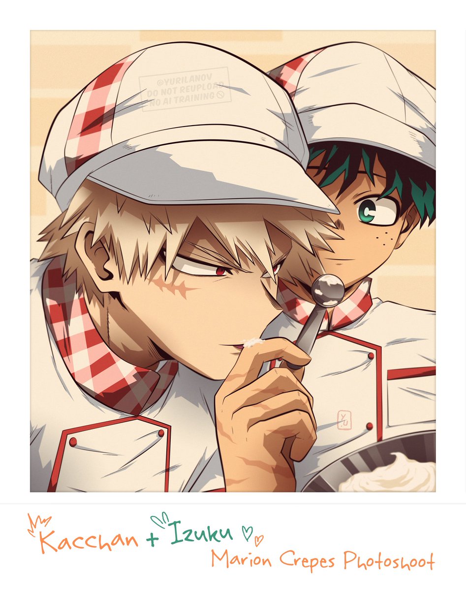 yurilanov's tweet photo. [kacchan + izuku] 💥🐰
crepes &amp; polaroid 📷
-
#bkdk #bakudeku #勝デク 🧡💚 https://t.co/UtNbJI4ZVq