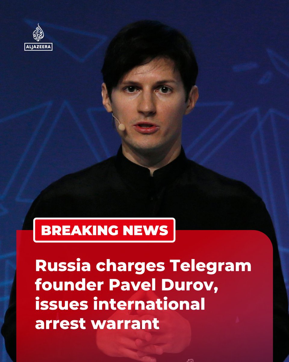 BREAKING: Russia Issues International Arrest Warrant for Telegram Founder Pavel Durov