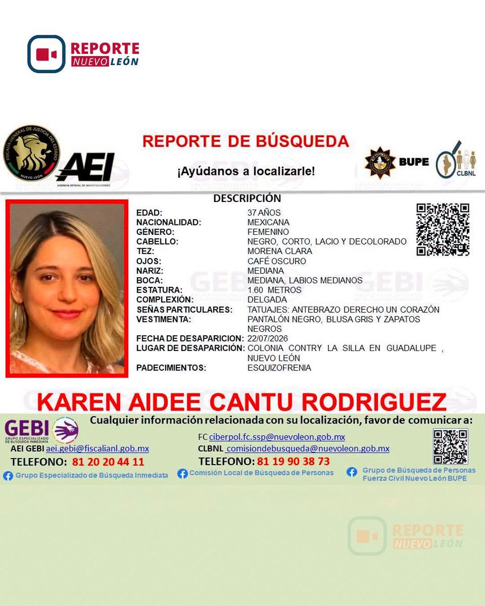 GARCIPAVON's tweet photo. Favor de difundir, gracias.