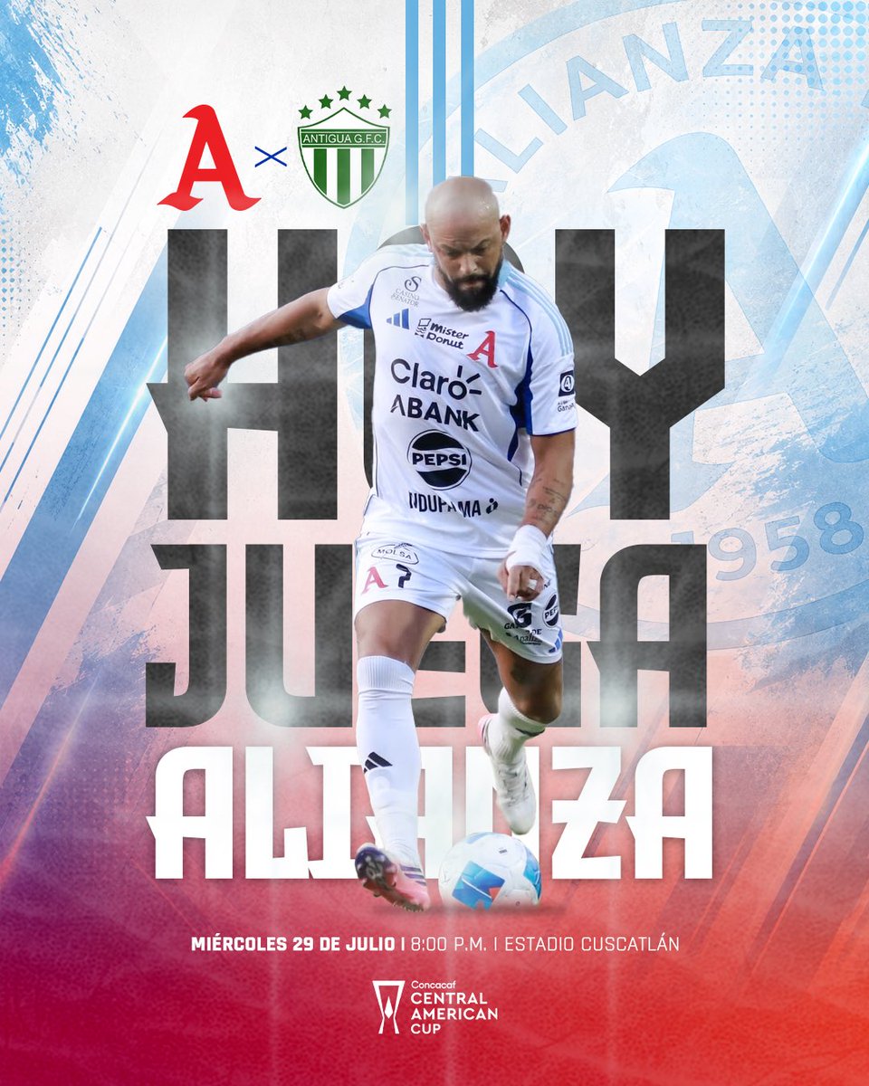 AlianzaFC_sv's tweet photo. 𝗡𝗼𝗰𝗵𝗲 𝗱𝗲 𝗖𝗼𝗽𝗮 🏆🤩🙌🏼

¡Nos vemos en el Cuscatlán! 🏟️🩵🤍

#AlianzaFC 🅰️ https://t.co/JSzpRgbZDk