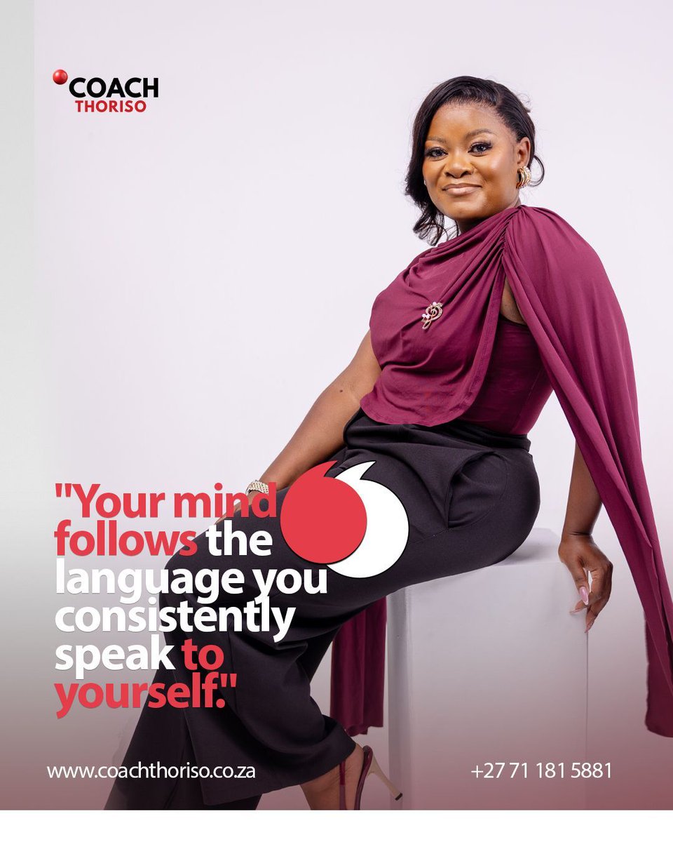 ctmmokwena's tweet photo. The conversations you have with yourself every day shape your beliefs, your emotions, and ultimately your actions. Neuro-Linguistic Programming teaches that by becoming intentional with your inner dialogue, you can replace limiting thoughts with empowering ones.
#MindsetMastery https://t.co/ccXVH3jXc9