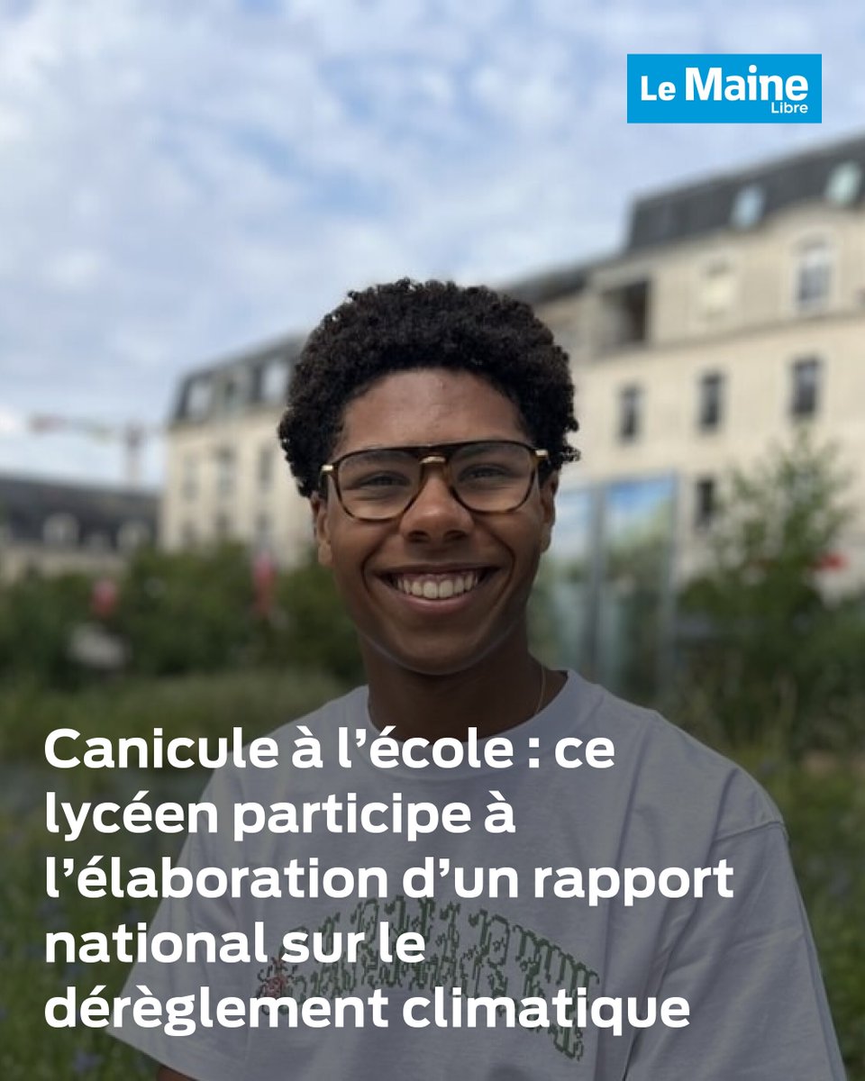 lemainelibre's tweet photo. L’association Renouveau lycéen, un temps présidée par le Sarthois Nathanaël Combary, a participé au rapport sur la transition écologique à l’école remis au conseil supérieur de l’Éducation
➡️ https://t.co/p2aUafT1JF https://t.co/gWFo2T2gJS