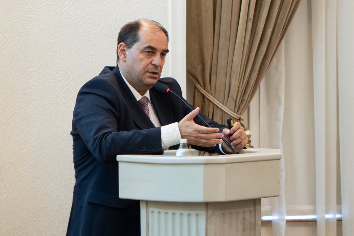 minenergyaze's tweet photo. ℹ️ Energetika Nazirliyində işğaldan azad olunmuş ərazilərdə yaşıl texnologiyaların və enerji səmərəliliyinin tətbiqi ilə bağlı əlaqələndirmə və monitorinq üzrə İşçi Qrupunun 13-cü iclası keçirilib.
🔗 https://t.co/Q2nO9Okmdn

---

ℹ️The 13th meeting of the Working Group on the Coordination and Monitoring of the Implementation of Green Technologies and Energy Efficiency in the liberated territories was held at the Ministry of Energy.
🔗 https://t.co/sRyevKA7bm

#EnergetikaNazirliyi #MinistryofEnergy #xəbərlər #yaşılenerji #enerjisəmərəliliyi #greenenergy #energyefficiency