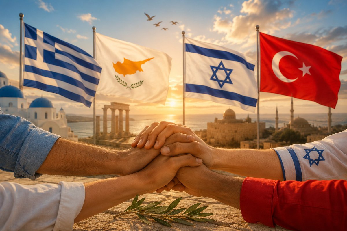 CMouroutis's tweet photo. Good morning to our Greek bothers in #Cyprus, to our partners in #Israel and to our Eastern neighbors and allies in #Turkiye.

All the best to all of them. https://t.co/zDmj5PZwtm