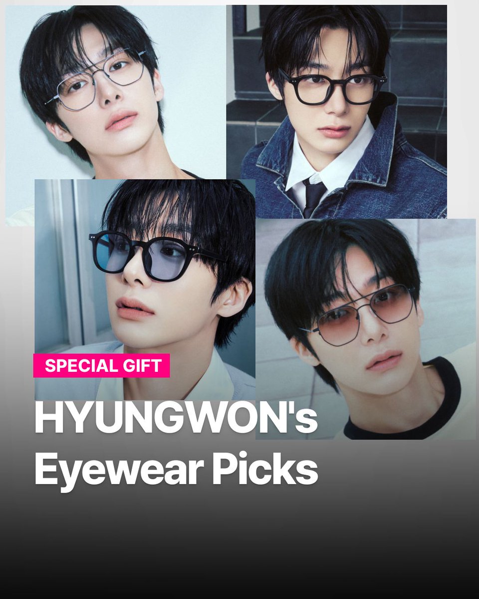 kstyle4u_global's tweet photo. #RECLOW × #HYUNGWON
🔗 https://t.co/IfVnklVQOb
You can always buy another pair of glasses.
But this special gift? This may be your only chance. 🎁
Shop the RECLOW eyewear worn by HYUNGWON with exclusive benefits
🕶️ Up to 42% OFF
🎁 Limited-quantity Special Gift
The gift offer ends as soon as supplies run out.
Don’t wait until it’s too late. 👀
#Ktown4u #Kstyle4u #MONSTAX