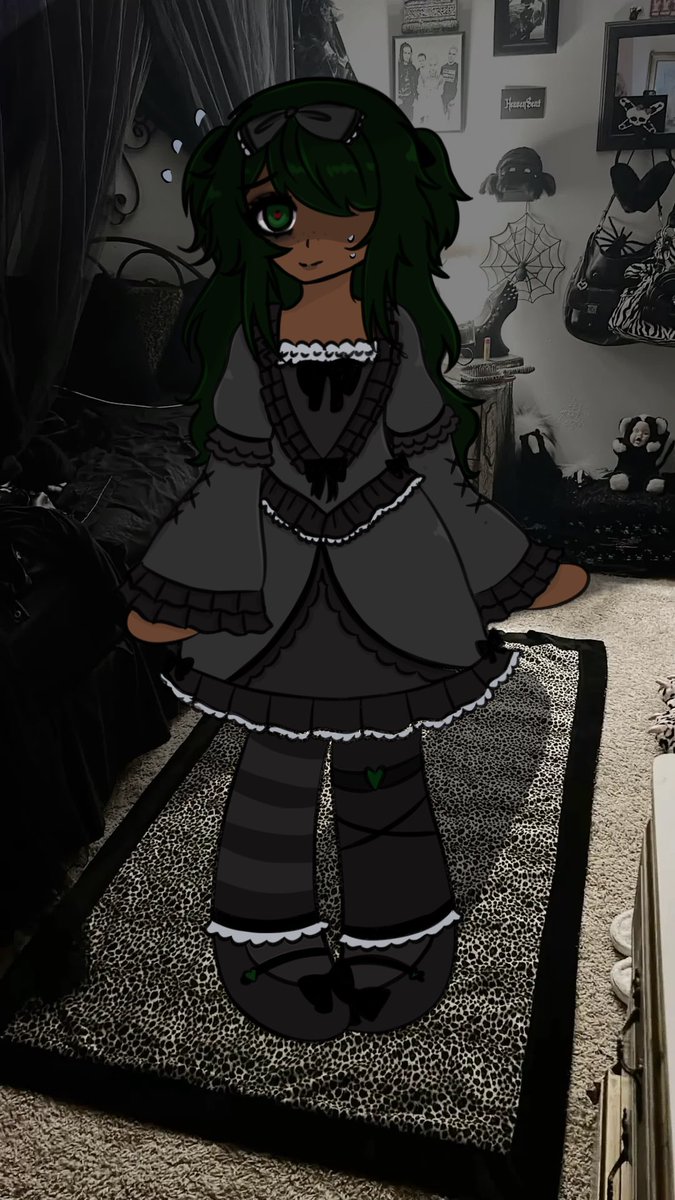 gothiccel's tweet photo. …I forgot to show my new attire..um pleasebenice it took me a day to figure how to wear this.. (｡ᵕ ◞ _◟)..so embarrassing https://t.co/Xb12KVwwbE