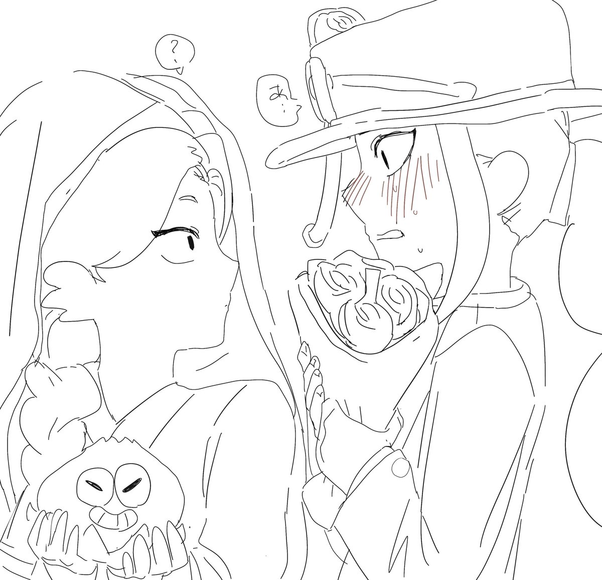 ikasushi0831's tweet photo. めちゃくちゃ前に描いたまま眠ってた絵供養 https://t.co/XNxJDcmFNF