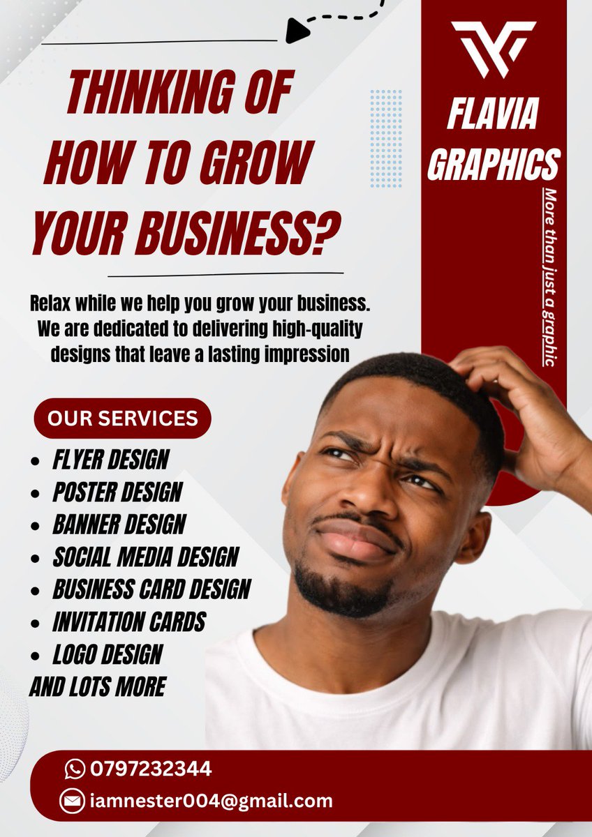 IamNester26's tweet photo. Improve your business through high quality advertising posters from Flavia Graphics.
We do all sorts of business posters, business cards, logos, etc.
Prices are very affordable 
DM/WHATSAPP +254732975504 FOR MORE https://t.co/mdsmIotCDr