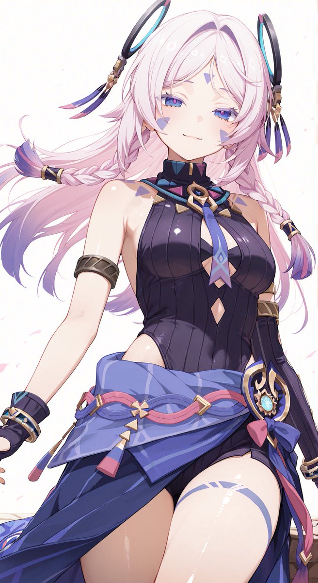 シトラリ/原神Genshin Impact SFW anime-style illustration. No nudity.