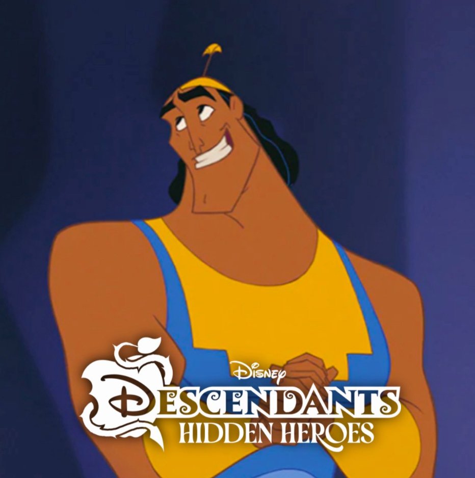 DescendantsWN's tweet photo. 🚨 EXCLUSIVE: KJ, the lead of Descendants: Hidden Heroes is the son of Kronk (The Emperor's New Groove) https://t.co/ANYHCja4Gi