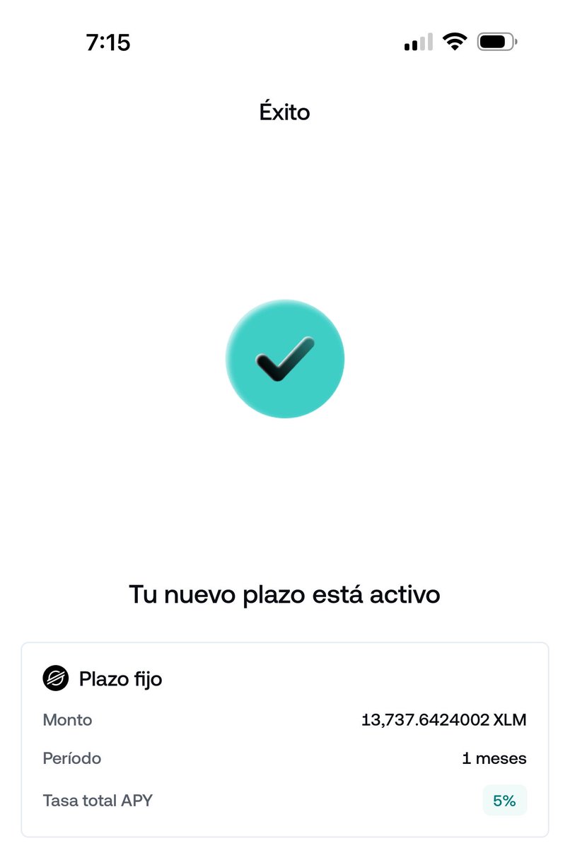 Jack_XRParrow's tweet photo. Nuevo plazo fijo de 30 días creado en @Nexo ✔️ https://t.co/BsN03WBgmw