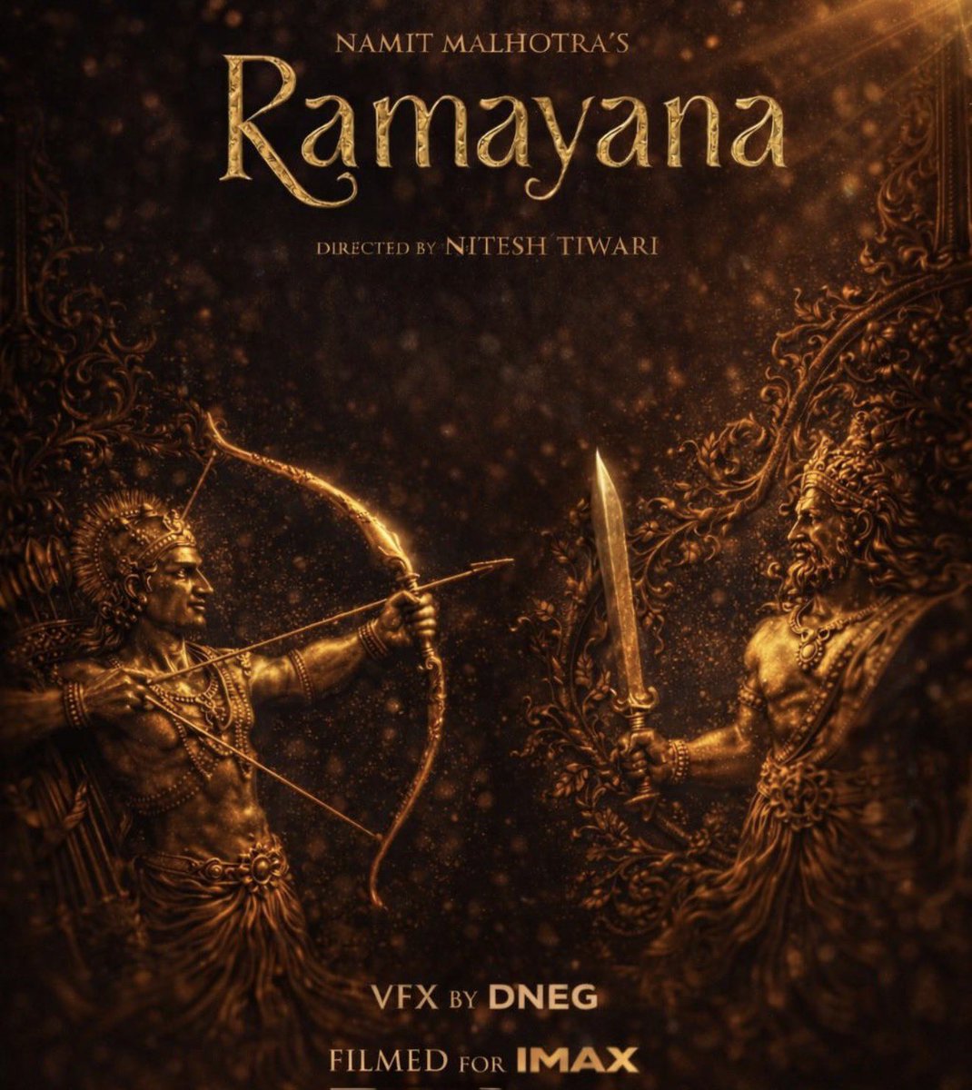 Its_CineHub's tweet photo. The TRAILER of #Ramayana - The Biggest Indian Film will be released tomorrow so before this here are some of the MOST UNDERRATED DETAIL about the launch🔥

1. The trailer coming out at 4:15 AM, which is Brahma Muhurta ! 

2. This is the first day of the month of Shravan, which is Mahadev's month.

3. The trailer's running time is precisely 4 minutes and 15 seconds.

4. So, If the level of detail has been deliberately included, then the creators are not simply releasing a trailer; they are constructing a narrative around the most profound spiritual element in the whole epic: SHIVA ! 

5. Consider the dynamic in this situation. All of the three fundamental forces of the Ramayana are based on SHIVA :- 

5. Before taking on Lanka, Lord Rama constructs the Lingam and offers worship to Shiva at Rameshwaram and is frequently referred to as Mahadev's most devoted follower ! 

6. Hanuman is revered in many Hindu traditions as an incarnation (Rudra Avatar) of Lord Shiva.

7. Ravana was probably one of the most intense devotees of Shiva that ever lived,  he also composed the Shiva Tandava Stotram and was known for his intense tapas.

Everything revolves around SHIVA 🙏🏻💥 THIS IS REAL PEAK DETAILING ✅
