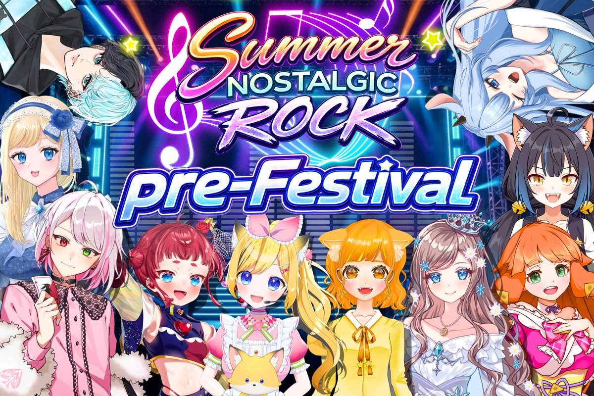 SeiraUta_Vtuber's tweet photo. 🌸🎸**いよいよ明日...前夜祭✨🎸🌸

たくさんの人と出会い、
たくさんの歌に支えられて迎える特別な前夜祭。
この日だけのコラボ、この日だけの歌声。
みんなと一緒に過ごす時間を、心から楽しみたいです。

そして…
💌 Specialゲストメッセージ もご用意しています。
明日は最初から最後まで、どうか見届けてください。

🎤 夏(懐)＆Rock preフェスティバル
🗓 7月30日(木) 20:30 START
※タイムスケジュールは画像をご覧ください🌟
あなたと過ごすこの夜が、忘れられない宝物になりますように。

#17LIVE  #夏フェス
