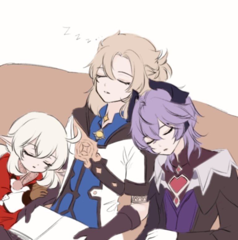 cocojain5404999's tweet photo. 알베도가 클레랑 두린한테 책 읽어주다가 셋 다 잠들어 버림 ㅎㅎ😴💤
#albedo #klee #durin https://t.co/FOtQDVsqqG