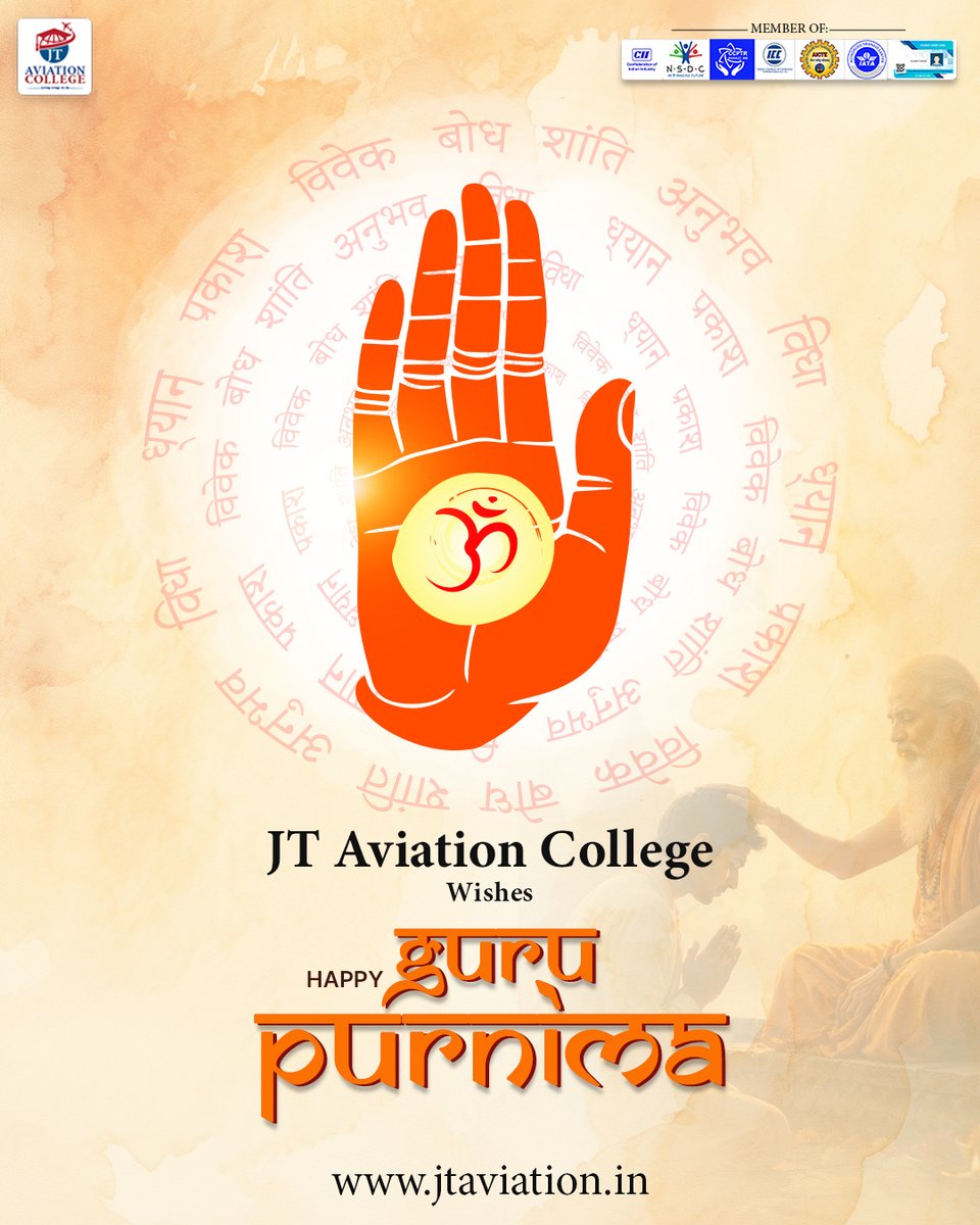 jtaviationac's tweet photo. 🙏On this sacred occasion of Guru Purnima,✨ we express our heartfelt gratitude to our teachers and mentors who inspire young minds, share the gift of knowledge📚, and give every dream the wings to take flight. 
Have a  blessed Guru Purnima

Website: 👉🏻 https://t.co/0aiEyhKT5a https://t.co/zgWd2BeRHI