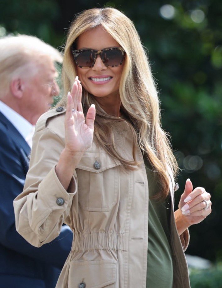 FFT1776's tweet photo. Melania Fun Facts:

• Pays for her own wardrobe. Not one taxpayer dollar goes toward her clothing.

• Takes no salary (common)

• Runs one of the leanest First Lady offices in modern history with a fraction of the usual East Wing staff:

Melania: 5 - 7
Michelle Obama: 12 
Jill Biden: 24

Melania respects the position and taxpayer … that’s the difference.