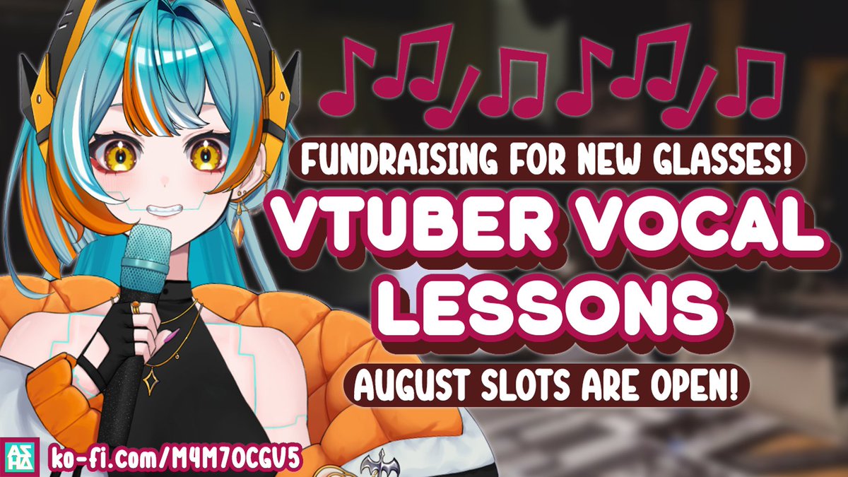 ASHA_EXE's tweet photo. 🌟CALLING ALL VTUBER SINGERS🌟

Do YOU want to improve your vocals? Or want assistance with your cover/original songs?

Hi! My name is ASHA and I'm a Vtuber Vocal Coach with over a decade of singing experience ~ I've taught over 100+ Vtubers how to sing and I'm currently opening my slots for AUGUST to new students ⸜(｡˃ ᵕ ˂ )⸝♡

Please check my details below for more info!!

(For reocurring students you may send me a message via Discord anytime)